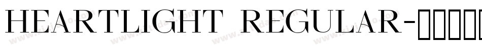HEARTLIGHT Regular字体转换